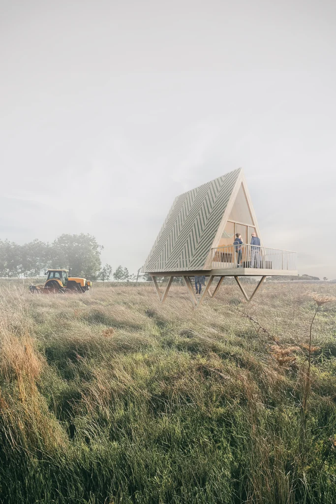 High-End Landscape Visualization of a Unique Lodging in Grand-Couronne, Normandy